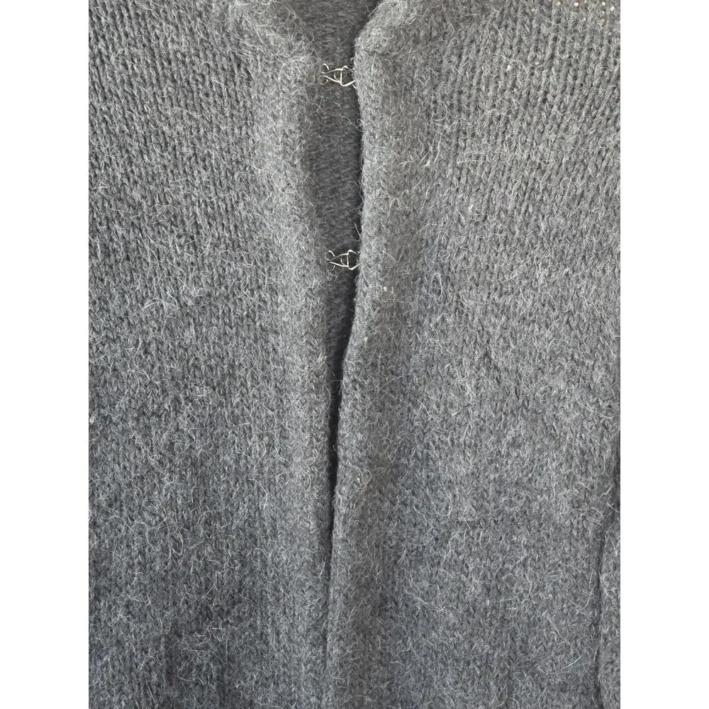 EUC J.Crew Alpaca Blend Gray Long Sleeve Cardigan - Medium